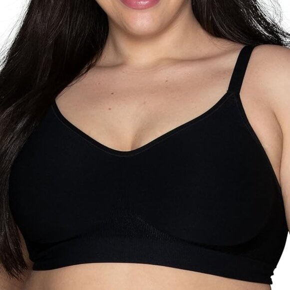 Women S Vanity Fair 72190 Beyond Comfort Seamless Simple Sizing Wireless Bra - Picture 1 of 5